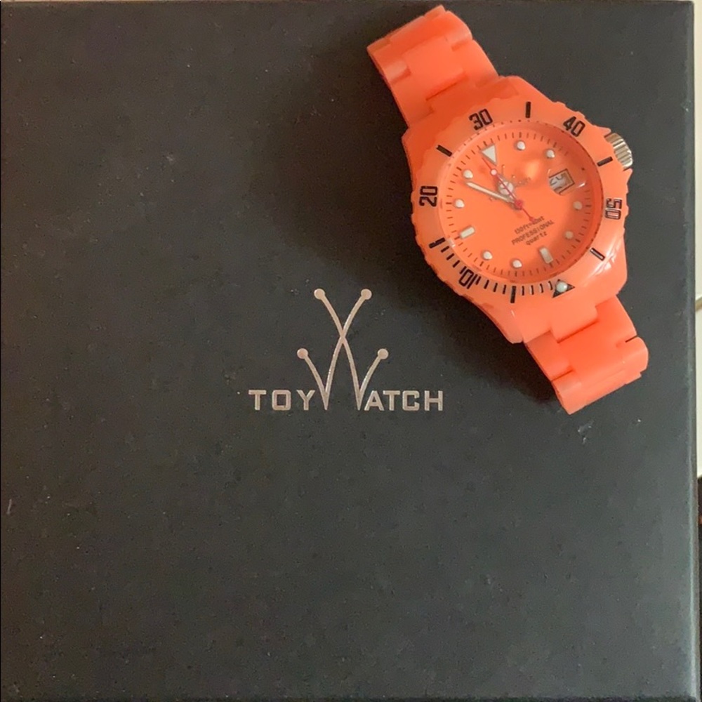 ToyWatch Midsize Monochrome Orange